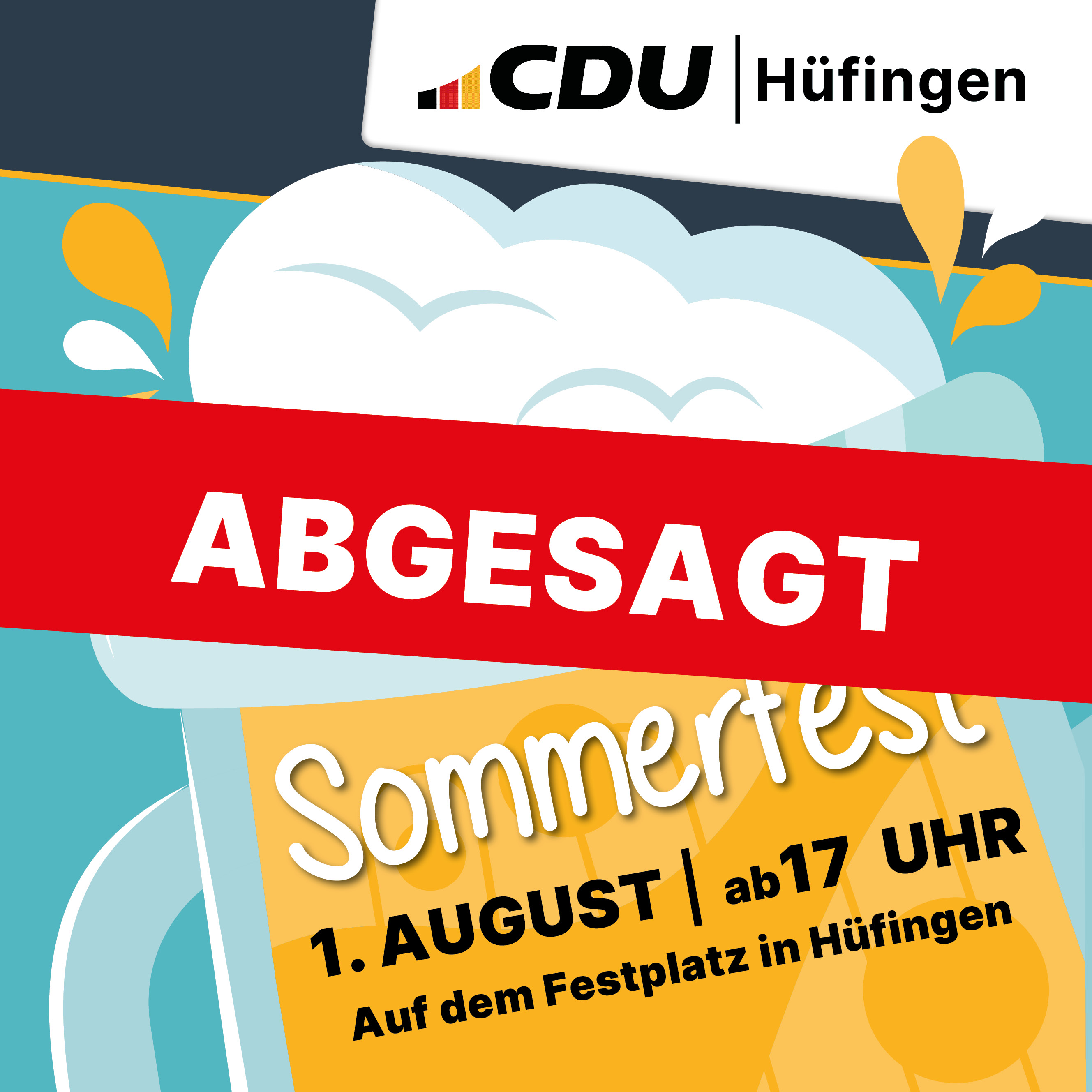 Info zum CDU-Sommerfest 2025
